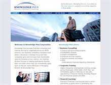 Tablet Screenshot of knowledgeplus.ca